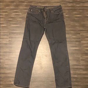 Prana jeans. 34Wx32L. Slim straight fit, stretch.